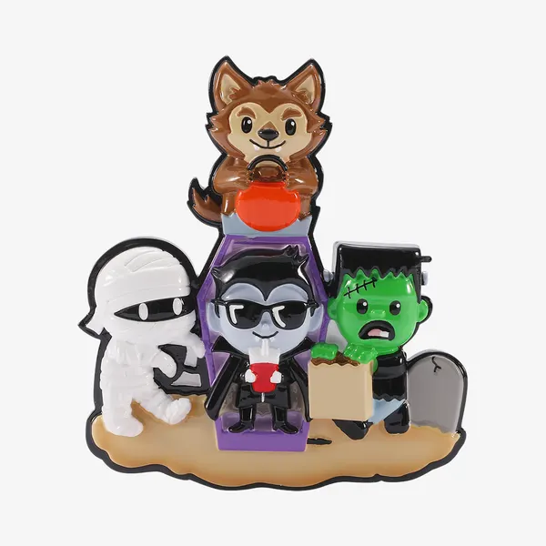 OR3089-4 - Halloween Monster Family of 4