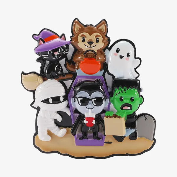 OR3089-6 - Halloween Monster Family of 6
