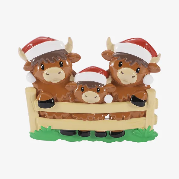 OR3198-3 - Highland Cow Family of 3