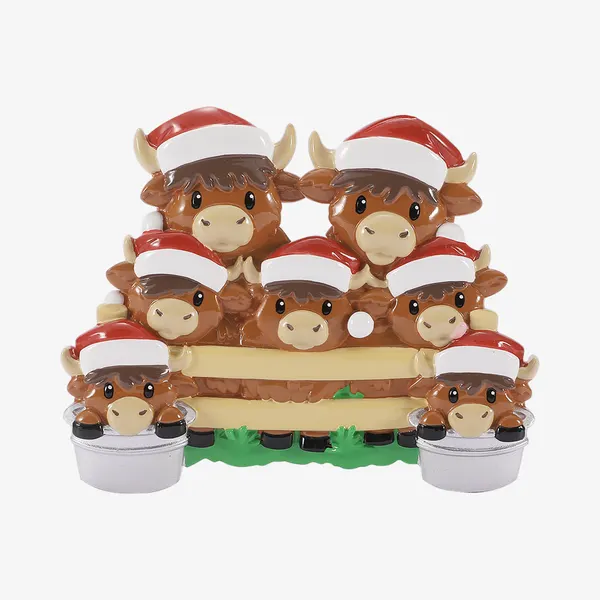 OR3198-7 - Highland Cow Family of 7